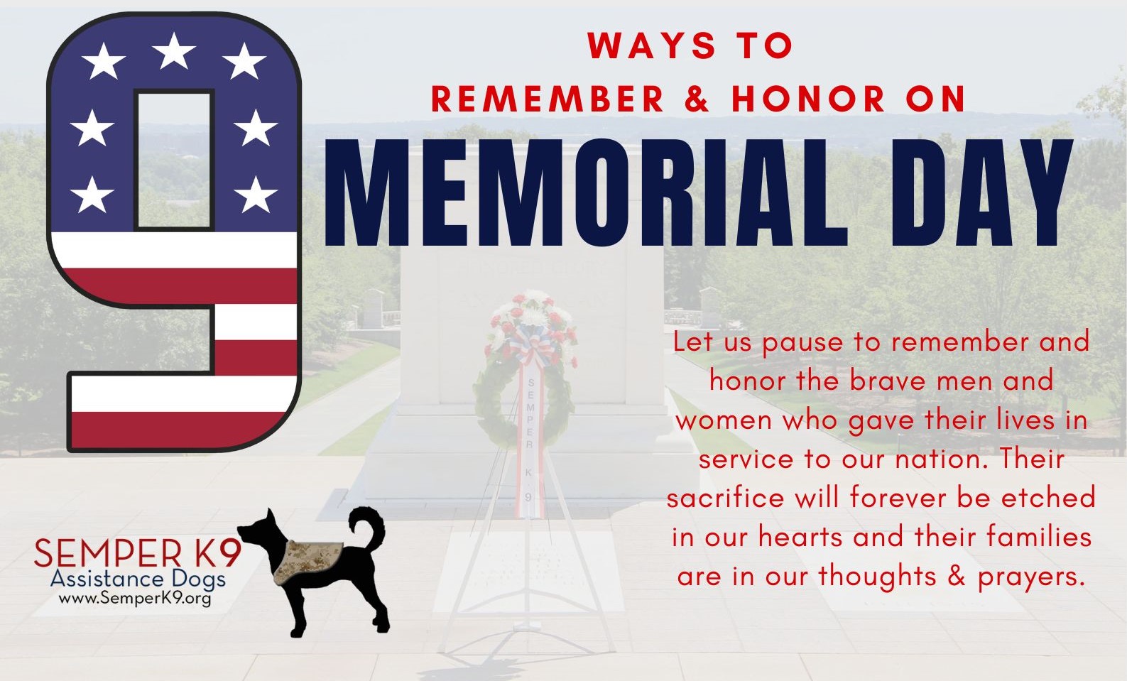 9 Ways to Remember & Honor on Memorial Day