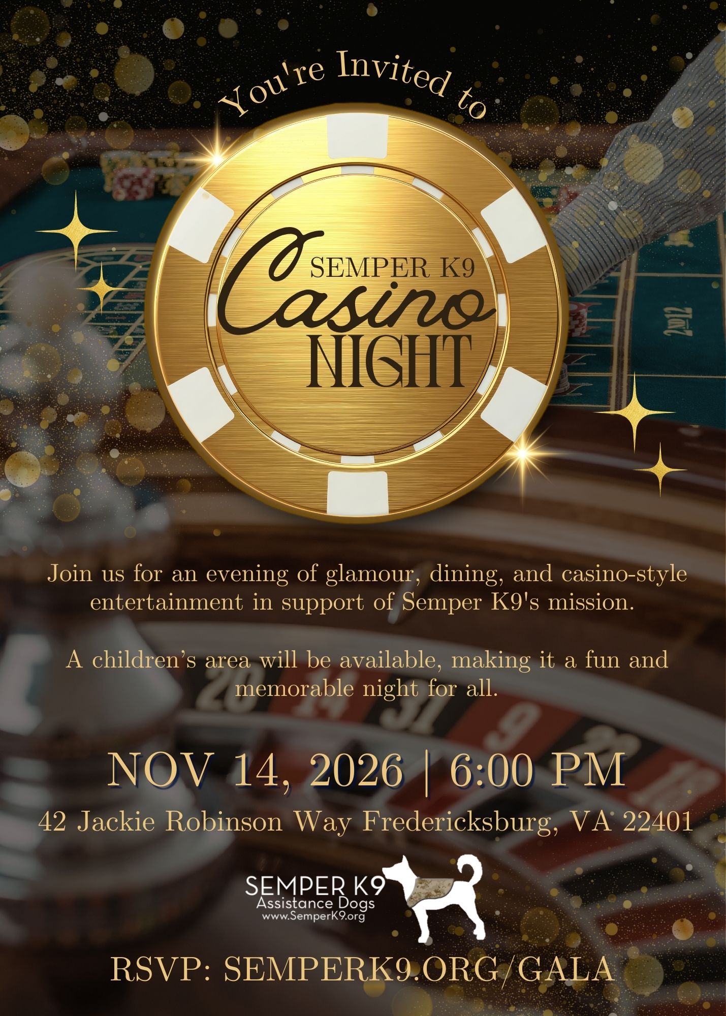 Casino Night Invite