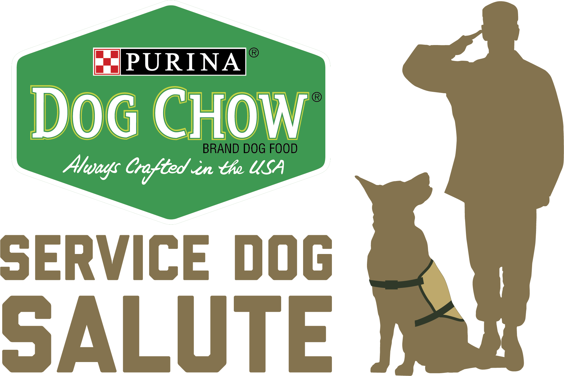 Purina Dog Chow Service Dog Salute